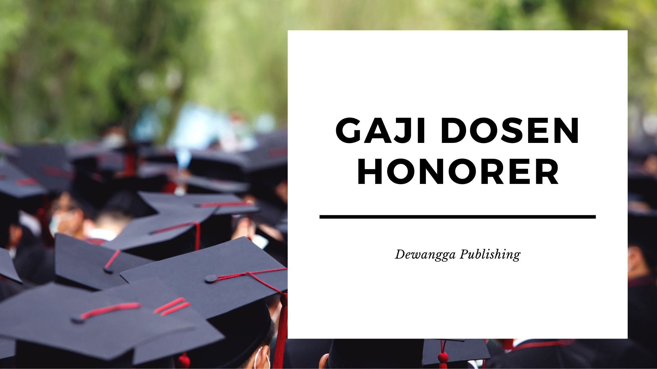 gaji dosen honorer di indonesia